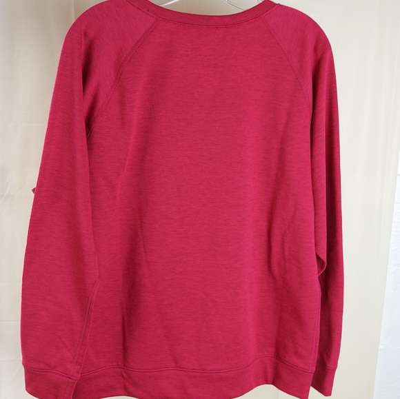 Men's Size Large Nike Dri-Fit Sweatshirt with Swoosh - Picture 2 of 8